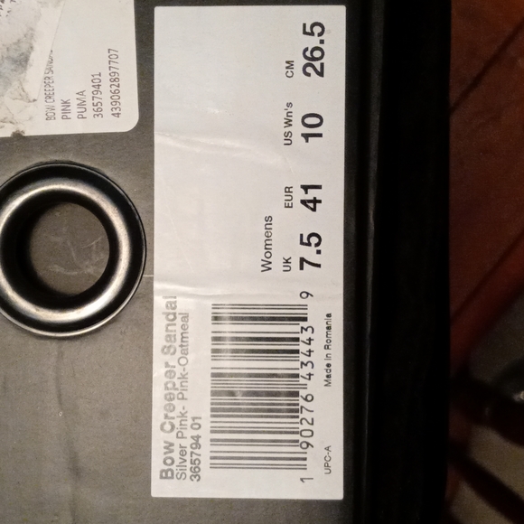 Fenty by Puma Pink Bow Creeper Sandal - Picture 3 of 6